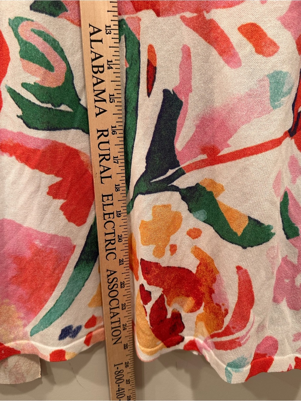 Chico's Multicolor Floral Open-Front Cardigan Lightweight Layer Summer Sz 2L - Picture 6 of 9